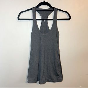 Size 4 Lululemon grey Racerback tank top